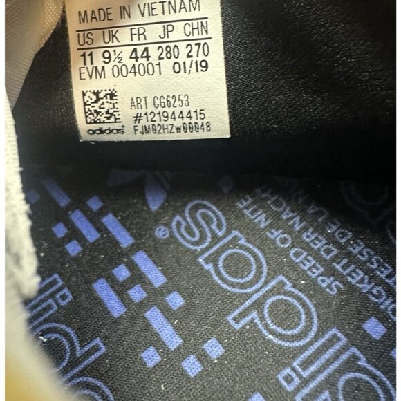 Womens Size 11 Adidas Night Jogger Running Shoes Core Black Reflective CG6253 - Picture 10 of 10